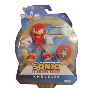 Jakks Pacific Sonic The Hedgehog Knuckles Action‎ Figure with Accessory